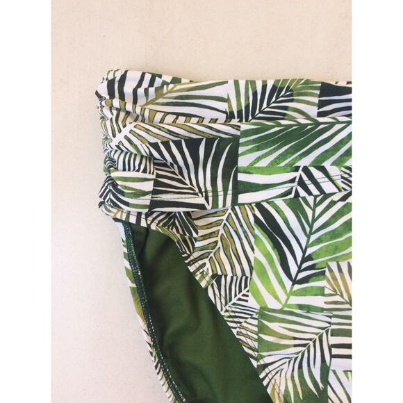 Bleu Rod Beattie Swim Bikini Bottom High Waist Tropical Swimwear - Picture 2 of 8